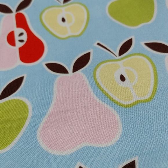 Beaded Pear Apple Blue Fringe  Purse y2k Unique Chic Hand purse Closure Fruit - Picture 11 of 12